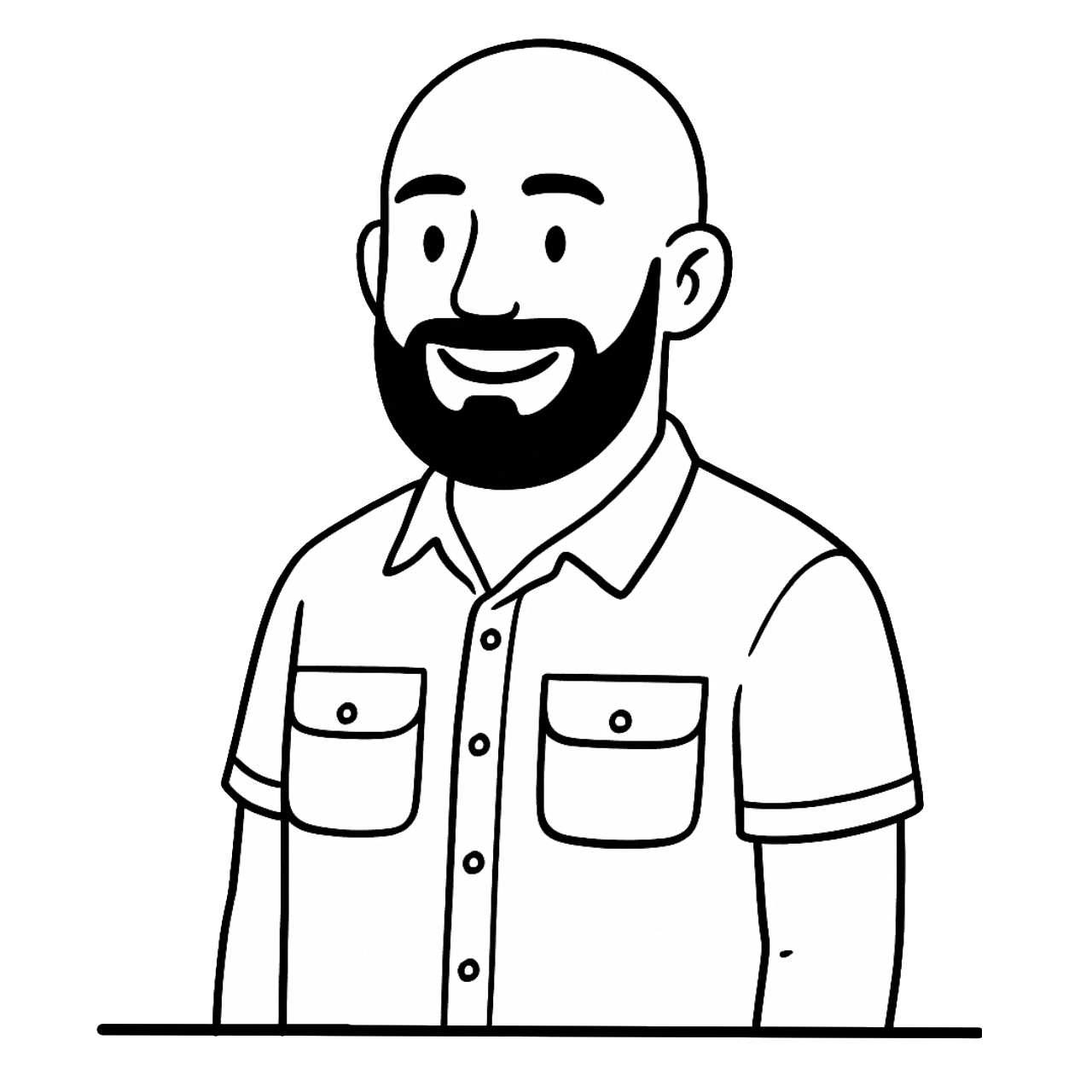 Illustrated portrait